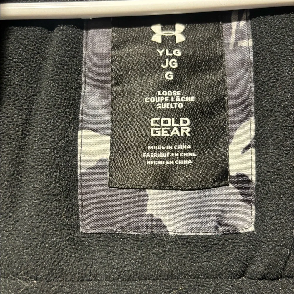 Under Armour Black and White ColdGear Jacket - Picture 2 of 4